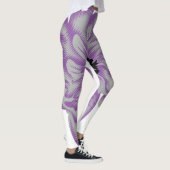 Pastel-Paars, Amethyst Smoke artificial flower De Leggings (Rechts)