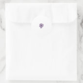 Pastel Paars, Amethyst Smoke artificial Sticker (Tas)