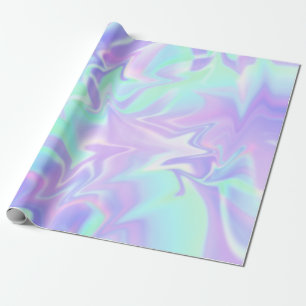 Pastel Paars en mint Abstract Cadeaupapier