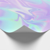 Pastel Paars en mint Abstract Cadeaupapier (Hoek)