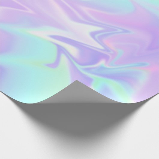 Pastel Paars en mint Abstract Cadeaupapier (Hoek)