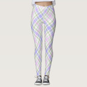 Pastel, Paars en roze Leggings (Voorkant)