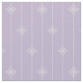 Pastel Paars Geometric Floral Pattern Stof (Close Up)