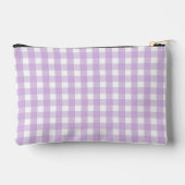 Pastel Paars Gingham Pattern Etui (Achterkant)