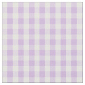 Pastel Paars Gingham Pattern Stof (Close Up)