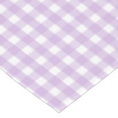 Pastel Paars Gingham Pattern Tafelkleed (Gekanteld)