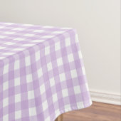 Pastel Paars Gingham Pattern Tafelkleed (Voorbeeld)