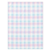 Pastel Paars Gingham Pattern Tafelkleed (Voorkant)