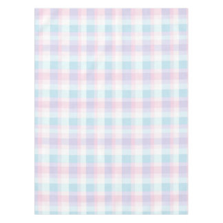 Pastel Paars Gingham Pattern Tafelkleed
