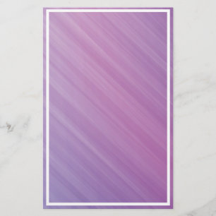 Pastel Paars Lavendel Witte Rand Briefpapier