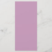 Pastel Paars & Licht Roze | Moderne Bewerkbare Tek Menu (Achterkant)