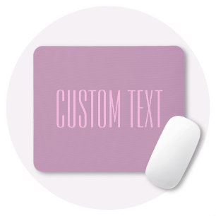 Pastel Paars & Licht Roze   Moderne Bewerkbare Tek Muismat