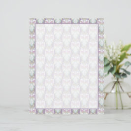 Pastel Paars Oracle Owl Patroon