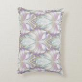 Pastel Paars Oracle Owl Patroon Accent Kussen (Achterkant (Verticaal))