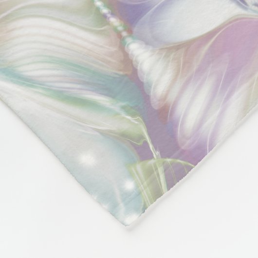 Pastel Paars Oracle Owl Patroon Fleece Deken (Hoek)