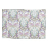 Pastel Paars Oracle Owl Patroon Kussensloop (Achterkant-Links)