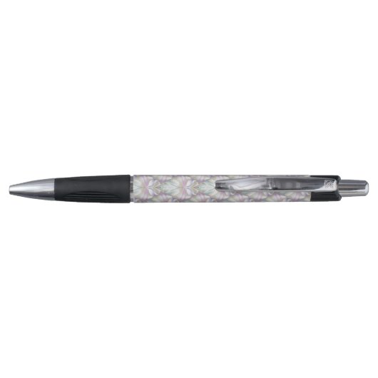 Pastel Paars Oracle Owl Patroon Pen (Achterkant)