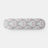 Pastel Paars Oracle Owl Patroon Persoonlijk Skateboard (Horizontaal)