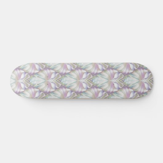 Pastel Paars Oracle Owl Patroon Persoonlijk Skateboard (Horizontaal)