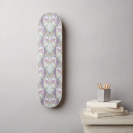 Pastel Paars Oracle Owl Patroon Persoonlijk Skateboard