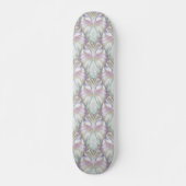 Pastel Paars Oracle Owl Patroon Persoonlijk Skateboard (Voorkant)
