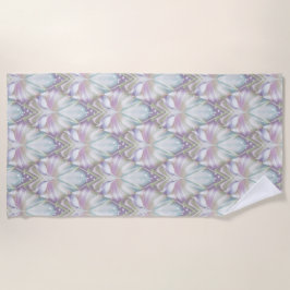 Pastel Paars Oracle Owl Patroon Strandlaken