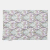 Pastel Paars Oracle Owl Patroon Theedoek (Horizontaal)