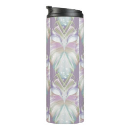 Pastel Paars Oracle Owl Patroon Thermosbeker
