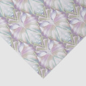 Pastel Paars Oracle Owl Patroon Tissuepapier (Detail)