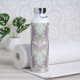 Pastel Paars Oracle Owl Patroon Waterfles