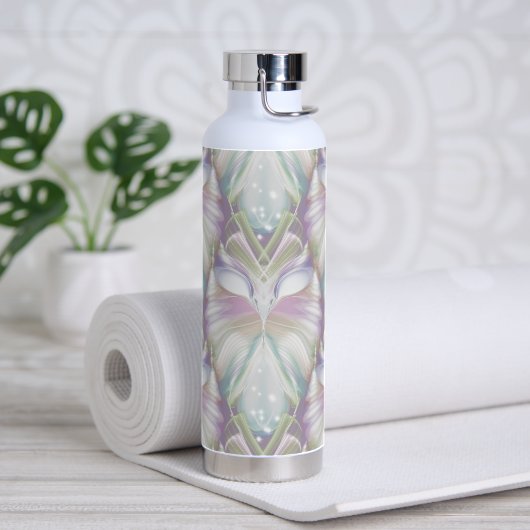 Pastel Paars Oracle Owl Patroon Waterfles (Yoga)