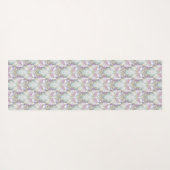 Pastel Paars Oracle Owl Patroon Yogamat (Achterkant (horizontaal))
