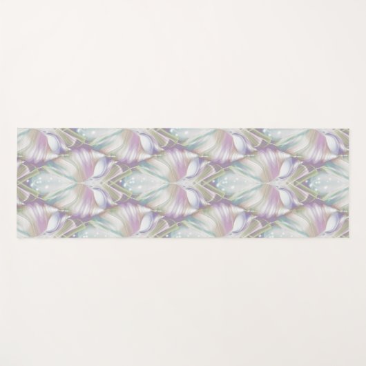 Pastel Paars Oracle Owl Patroon Yogamat (Voorkant (horizontaal))