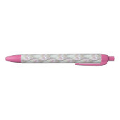 Pastel Paars Oracle Owl Patroon Zwarte Inkt Pen (Bodem)