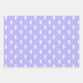 PASTEL PAARS PERIWINKLE PINKROWS OF BABY FEET INPAKPAPIER VEL (Voorkant 2)