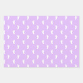 PASTEL PAARS PERIWINKLE PINKROWS OF BABY FEET INPAKPAPIER VEL (Voorkant)