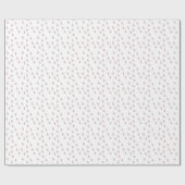 Pastel Paars Simple Modern Raindrops Patroon Cadeaupapier (Vlak)
