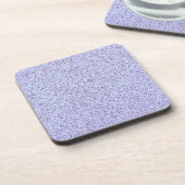Pastel Paarse betontextuur Bier Onderzetter (Linkerzijde)