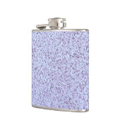 Pastel Paarse betontextuur Heupfles (Links)