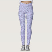 Pastel Paarse betontextuur Leggings (Voorkant)