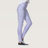 Pastel Paarse betontextuur Leggings (Rechts)