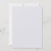 Pastel Paarse Blauwe Rozen Elegant Floral Wedding Kaart (Achterkant)