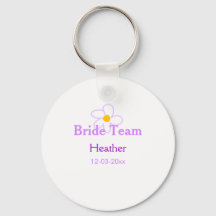 Pastel paarse bloem bruidsmeisje bruid team boho m