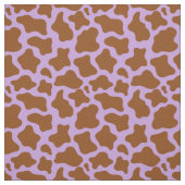 pastel paarse bruine koe stof (Swatch)