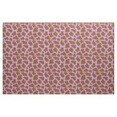 pastel paarse bruine koe stof (Fat Quarter)