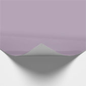 Pastel Paarse effen kleur glanzend of mat Cadeaupapier (Hoek)