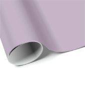 Pastel Paarse effen kleur glanzend of mat Cadeaupapier (Rol Hoek)