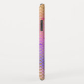 Pastel Paarse en Oranje Zeemeermin Schalen Patroon Case-Mate iPhone Case (Achterkant/rechts)