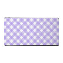 Pastel Paarse en witte hoekige Plaid