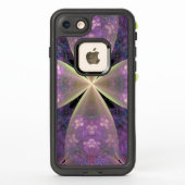 Pastel Paarse Floral Cross van Christus (Achterkant)